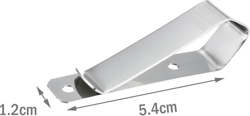 ECUDIS Garage Door Remote Visor Clip, Remote Visor Clips Replacement for Garage Door Remote Openers (Silver, Pack of 20) - Image 3
